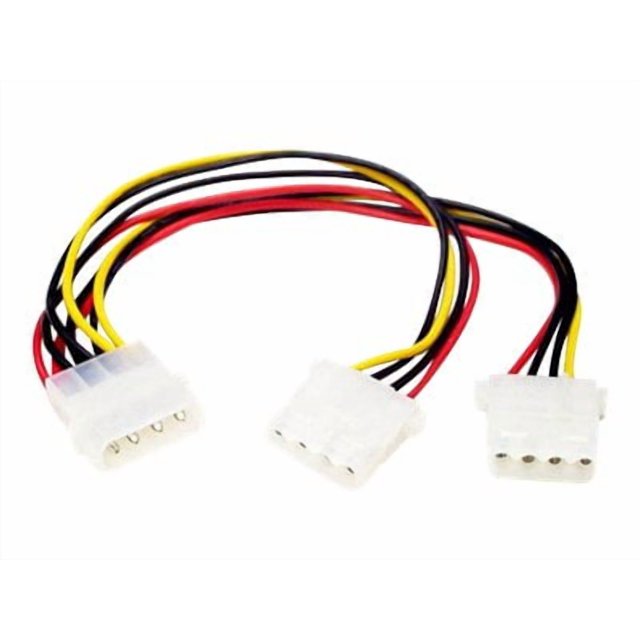 StarTech.com Câble Séparateur d'Alimentation LP4 vers LP4 2x en Y M/F - Séparateur LP4 - Séparateur Molex en Y - Séparateur Molex (PYO2L) - Câble d'Alimentation - Alimentation Interne 4 Broches (F) vers Alimentation Interne 4 Broches (m) - 7,9 Po - pour P/N : ATX2POWER450, ATX2POWR350E, ATX2POWR400E, HSB225S3R, IDE2SAT2, S2