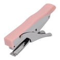 thumbnail image 1 of Hand Held Stapler Ergonomic Frosted Surfaces Portable Plier Stapler Home School Office Binding Documents Pink, 1 of 14