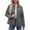 Gray#womens quilted jackets lightweight, variant on aohooy Light Weight Quilted Jacket for Women Fall Long Sleeve Button Down Diamond Puffer Jacket Outerwear Bomber Coats with Pockets White,XL