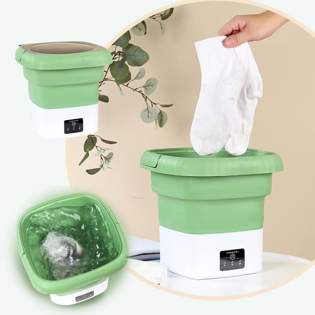 Portable Washing Machine Foldable Mini Washing Machine, Small Washing Machine For Underwear, Baby Clothes, Suitable For Apartments, Dormitories, Camping, Travel
