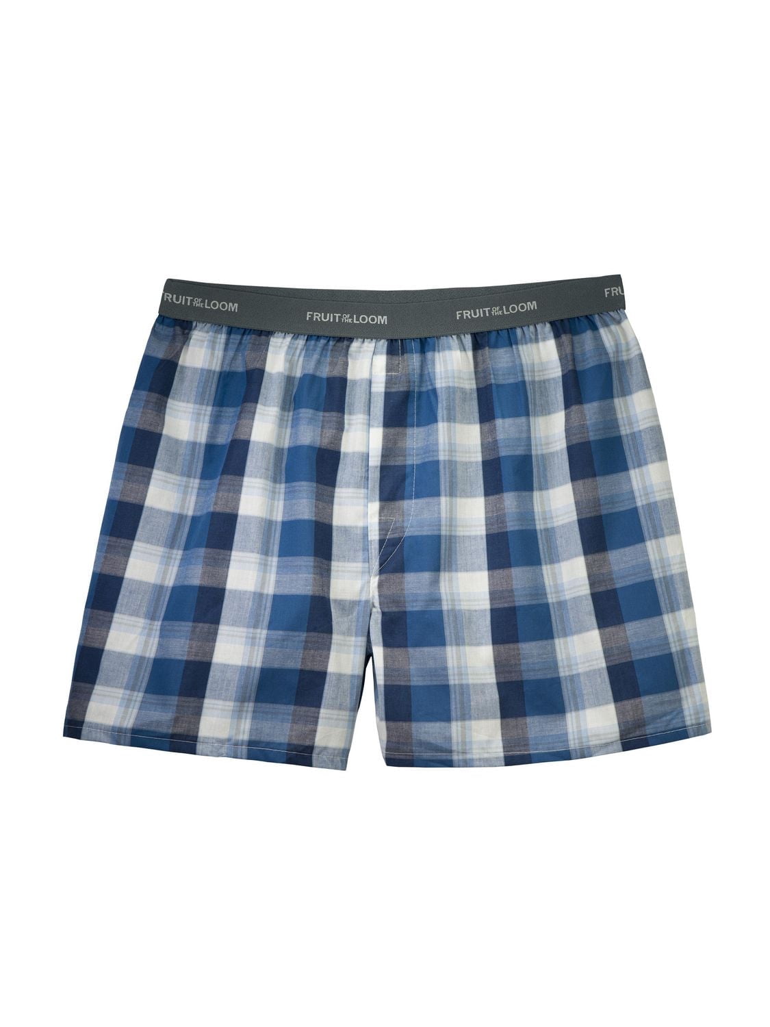 Fruit of the Loom Men's Assorted Blues Boxer Shorts, 4-Pack
