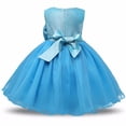 thumbnail image 2 of AAMILIFE Robe Fleur Princesse Fille Tutu Mariage Anniversaire Fête Robe Enfant Costume Enfants, 2 of 3