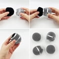 thumbnail image 4 of pitrice Grille de Microphone de Remplacement Portable Professionnelle Détachable Filaire Sans Fil avec Éponge Intégrée KTV Fête Concert Tête de Micro Pièce Type 5 Argent, 4 of 8