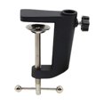 thumbnail image 4 of Bunblic Desktop Mounting Clamp Camera Mount Clamp Heavy Duty Sturdy Desktop Bracket Magnifying Glass Lamp Base for Studio Video Light Black Aluminum, 4 of 8