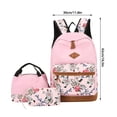 thumbnail image 2 of RXIRUCGD School backpack for Teen Girls Women Travel Laptop Backpack College Bookbag Kids Backpack with Lunch Bag Pencil Bag Pink, 2 of 7