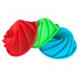 thumbnail image 2 of DIY Silicone Spiral Chiffon Cake Mold Biscuit Cake Cookies Baking Tool 7.5inch Random Color, 2 of 5