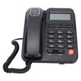 thumbnail image 1 of Office Phone, Correct Delete Function Office Telephone Landline Extension Interface Semi Hands Free  For Office Hotel Home Black,White, 1 of 8