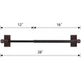 thumbnail image 4 of Adjustable Magnetic Curtain Rods for Mental Appliance Doors Windows to Champagne Window Rods Easy Installation Toilet Towel Bar MultiUseful (in Champagne ), 4 of 4