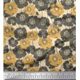 thumbnail image 1 of Soimoi Rayon Fabric Artistic Flower Decor Fabric Printed Yard 56 Inch Wide, 1 of 3
