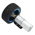 thumbnail image 1 of Dalazy Argent 25GA370 DC Réducteur Moteur Électrique avec Roue 12V 170RPM 12V 12RPM, 1 of 5