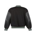 thumbnail image 2 of Vestes de Baseball pour Femmes en Cuir à Manches Longues avec Lettres, 2 of 6