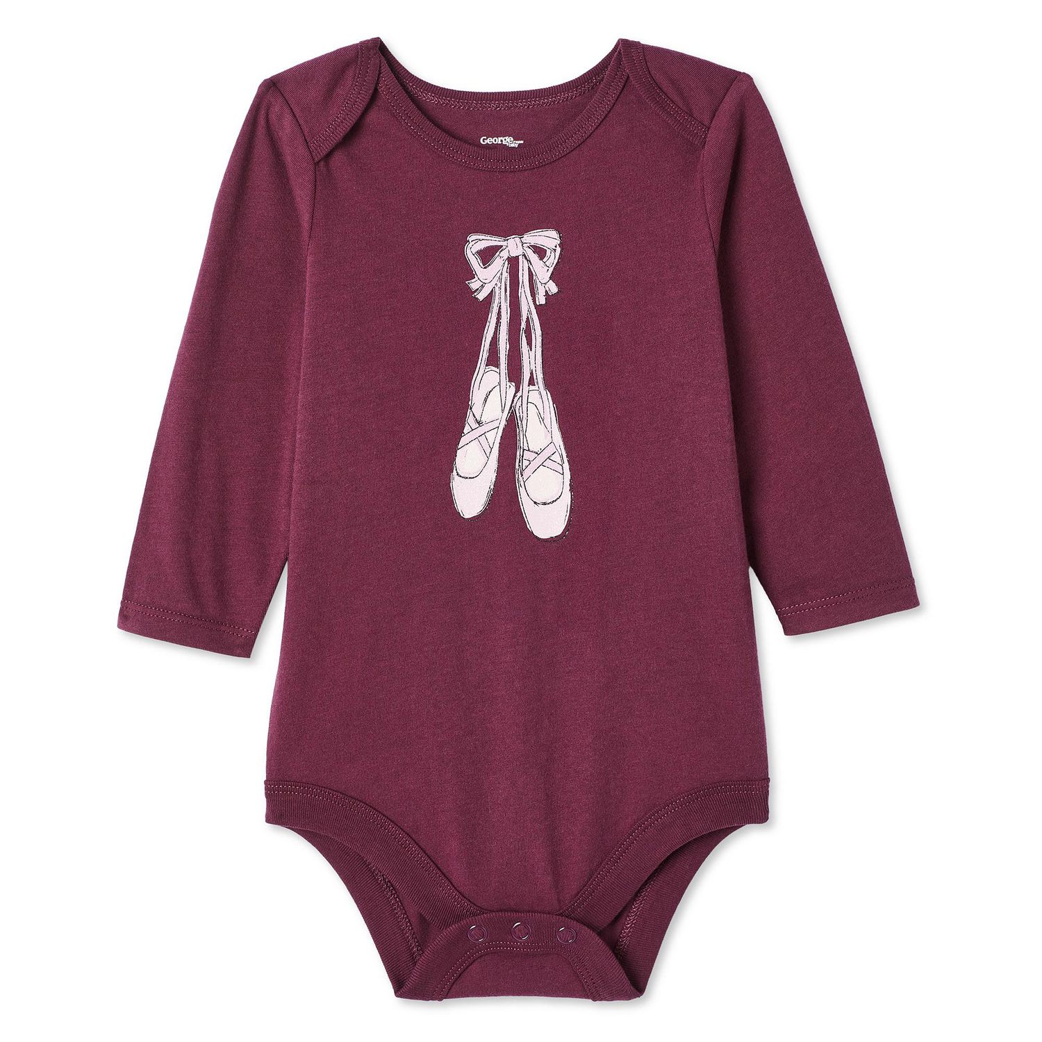 Cache-couche à manches longues George pour bébés filles