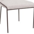 thumbnail image 3 of CorLiving Blakeley Set of 2 High Back Upholstered Indoor Dining Chairs with Metal Legs, 3 of 9