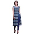 thumbnail image 1 of Bimba Printed Side Slit Straight KurtisForWomen Sleeveless Summer Kurta, 1 of 6
