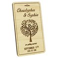 thumbnail image 2 of Personalized Engraved Wood Magnets 40 Rustic Wedding Save The Date Wooden Magnet Annuncements, 2 of 2