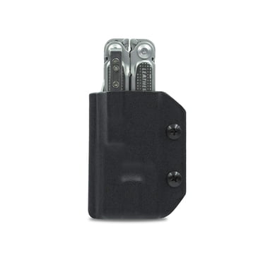 Clip & Carry Étui Kydex pour Multitool pour LEATHERMAN Free P2 - Fabriqué aux É.-U. (Multi-Outil Non Inclus) Étui-Housse de Support Multi-Outil EDC (Noir)
