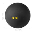 thumbnail image 2 of HEALEEP Squash Beginner Black Rubber Training 1Pcs, 2 of 8