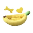 thumbnail image 4 of Milaget Dog Bed Banana Themed Machine Washable Four Season Comfortable Bed L, 4 of 9