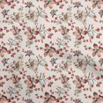 thumbnail image 1 of oneOone Polyester Spandex Light Beige Fabric Floral Craft Projects Decor Fabric Printed By The Yard 56 Inch Wide, 1 of 4