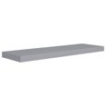 thumbnail image 2 of vidaXL Floating Wall Shelf Grey 80x23.5x3.8 cm MDF, 2 of 5