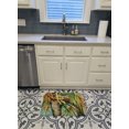 thumbnail image 3 of Carolines Treasures JMK1129RUG Orange Top Palm Tree Machine Washable Memory Foam Mat, 3 of 4