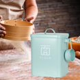 thumbnail image 4 of veasfak 6L Washing Powder Storage Box Galvanized Metal Buckets for Home 18x15x23cm Green, 4 of 8