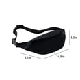 thumbnail image 3 of LSLJS Sac Banane pour Hommes et Femmes Portefeuille de Voyage Sac pour Téléphone Cellulaire Sac-Ceinture pour Voyage Marche Course Randonnée Cyclisme, 3 of 7