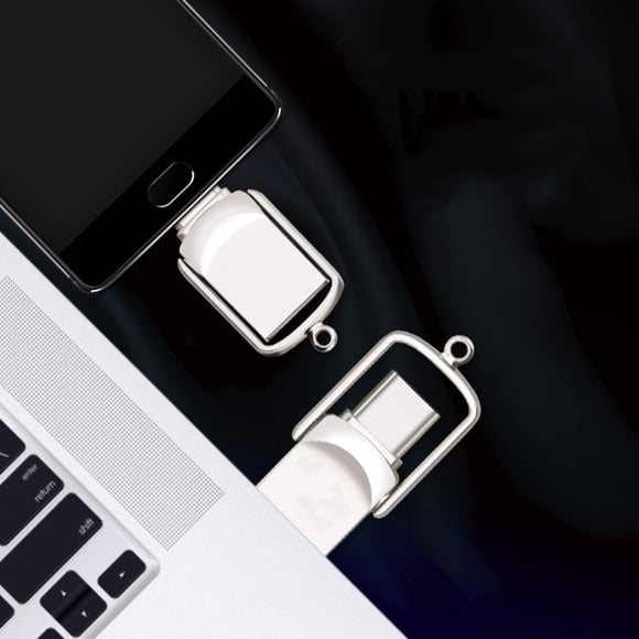 EGNMCR Type C USB Flash Drive 32GB Flash Drive Metal Thumb Drive 32 GB USB 2.0 Memory Stick 32G USB Flash Drive For Android Smartphone Computer, Gift