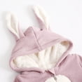 thumbnail image 4 of MeetoTime Baby Clothes Fall Winter Warm Hoodie Jumpsuits Long Sleeved Fleece Thickened Infant Toddler Rompers Home Crawling Clothes, 4 of 7
