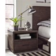 thumbnail image 2 of Modus McKinney Solid Wood Nightstand in Espresso Pine, 2 of 4