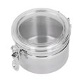 thumbnail image 1 of Boîte Scellée en Acier Inoxydable, Contenant de Rangement Alimentaire en Acier Inoxydable Pratique pour Thé pour Biscuits Petit 900 ml, 1 of 8