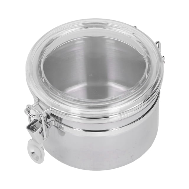Boîte Scellée en Acier Inoxydable, Contenant de Rangement Alimentaire en Acier Inoxydable Pratique pour Thé pour Biscuits Petit 900 ml