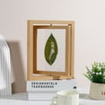thumbnail image 1 of BRIGHTFUFU wooden picture display frames Rotating Photo Frame Multi Glass Desk Vertical Picture Stand 1Pcs, 1 of 8