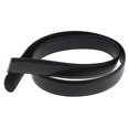 thumbnail image 2 of 2pcs Mens Automatic Ratchet Belt Replacement Waist Straps, without Buckle, Black, 2 of 8