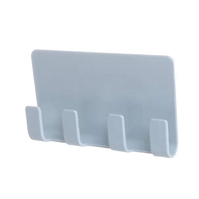 ziyahi Practical Adhesive Wall Phone Holder Socket Charging Box Bracket Stand Holder Keys Towel Rack Holder