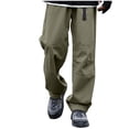 thumbnail image 2 of RXIRUCGD Quick Drying Hiking Pants With Breathable Workwear On The Outside For Men, Green, Size: M, 2 of 7
