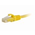 thumbnail image 3 of C2G Câble Ethernet de Réseau Cat6a Sans Accroc Non Blindé (UTP) de 5 Pi - Jaune - Câble de Patch - RJ-45 (m) vers RJ-45 (m) - 5 Pi - UTP - CAT 6a - Moulé, Sans Accroc, Échoué - Jaune, 3 of 5