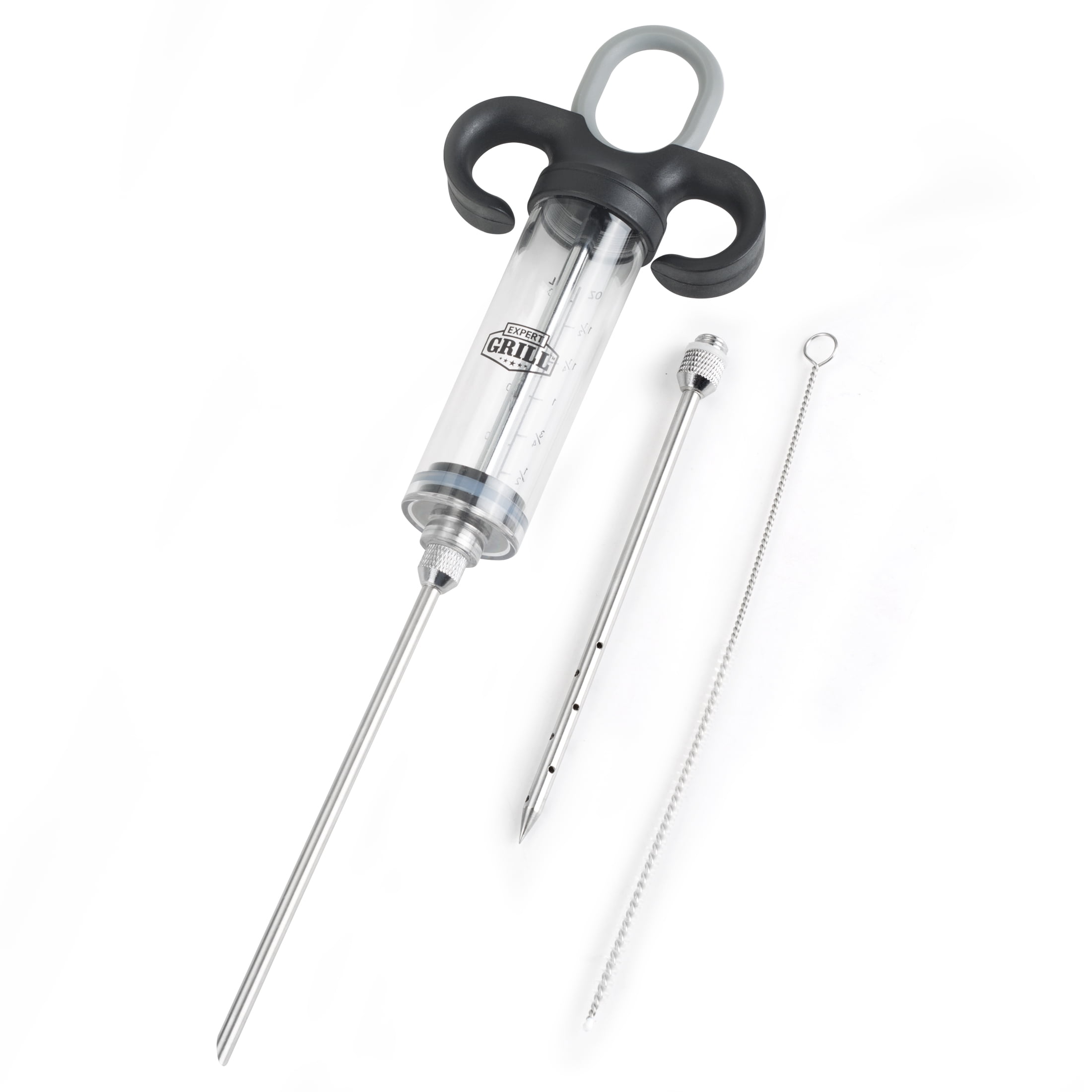 Kit injecteur de viande Expert Grill avec 3 aiguilles injecteur