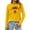 Yellow, variant on HUITKMM Cotton Tshirt Women Womens Canada Long Sleeve Canada Day Flag T Shirt Canadian Maple Leaf Shirts 4136