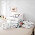 thumbnail image 4 of YST Kawaii Elephant 7-Piece Bedding Comforter Set, Cartoon Animal, Spring Garden Flower, King Size, 4 of 4