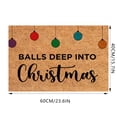 thumbnail image 3 of Merry Christmas Carpet Christmas Welcome Carpet Photo Props Mat Christmas Snowman Snowflake Carpet Christmas Mat Large Throw Blankets Large Carpet 5x7 Rug Bedroom Area Rugs 5x7 Bed Throw Throws And, 3 of 3