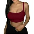 thumbnail image 1 of Haut Tube Sans Manches pour Femmes Été Dame Bandeau Extensible Court, 1 of 5