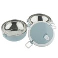 thumbnail image 2 of GUOOL 2 Tier Stainless Steel Food Container Insulated Storage Tray, 3 Color Selection Blue01, 2 of 8