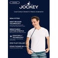thumbnail image 3 of Jockey T-Shirt de Dessous à Col en V Extensible en Coton Frais pour Homme, 3 of 6