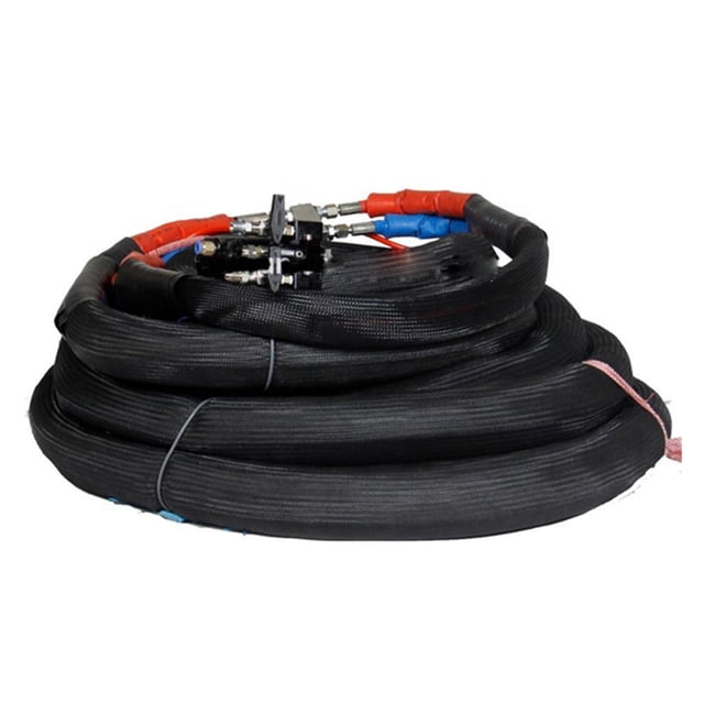 Tuyau Chauffant en Mousse PU Polyuréthane 15 Mètres pour Machine de Pulvérisation PU Polyuréthane