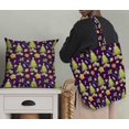 thumbnail image 5 of Soimoi Purple Cotton Poplin Fabric Gifts & Christmas Tree Print Fabric by Yard 56 Inch Wide, 5 of 5