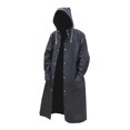 thumbnail image 4 of Imperméable Réutilisable Femmes Hommes Poncho Séchage Rapide à Capuche Pluie Adulte Randonnée Vêtement de Pluie TG, 4 of 8