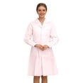 thumbnail image 3 of Court Realm Long Sleeve Lab Coat with Notched Collar and Slant Pockets for Daily Home and Laboratory Roles, 3 of 3