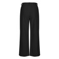 thumbnail image 3 of Timegard Wide Leg Pants for Women Elastic High Waist Ruched Fall Office Casual Loose Pants with Pockets, 3 of 6