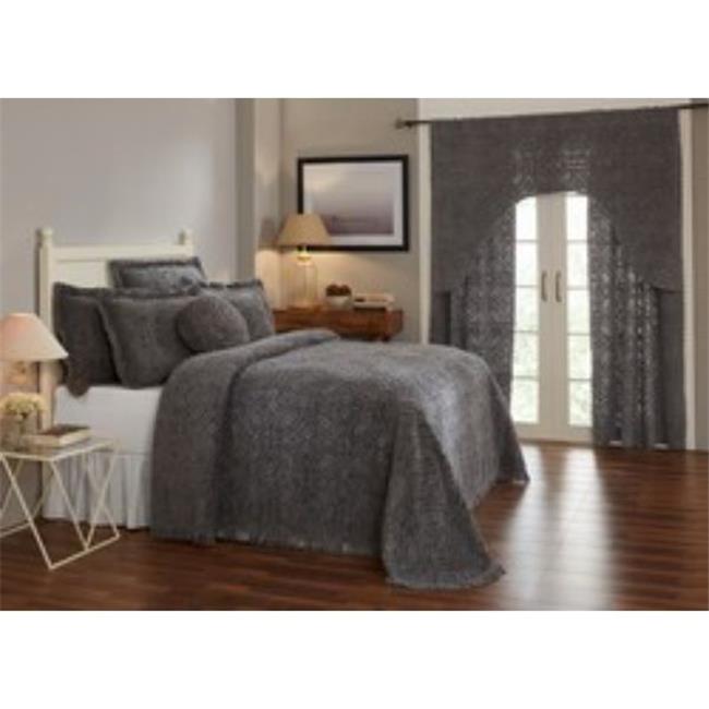 Better Trends BSWRKIGRY Collection Anneau de Mariage Couvre-Lit Taille King, Gris